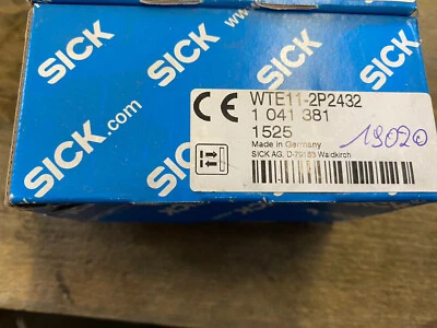 Sick Wte11-2P2432 Wte112P2432 1041381 1748 Reflexions Light Sensor - Image 1 of 3