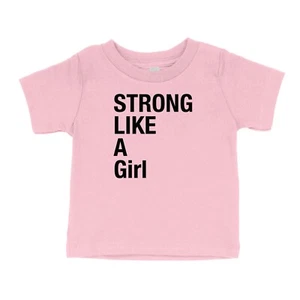 Raising Strong Girls Toddler Kids Youth T-Shirt Feminist Equality Raising Strong - Picture 1 of 17