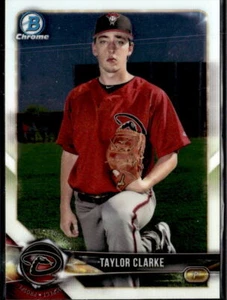 2018 Bowman Chrome Taylor Clarke Arizona Diamondbacks #BCP113 4 Card Lot - Picture 1 of 2
