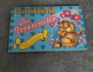 The Irresistible Garfield by Jim Davis 1987 Comic Strip Book Hardback Retro - Picture 1 of 2
