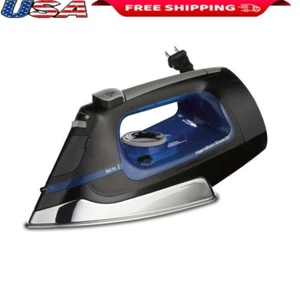 Retractable Cord Iron Stainless Steel Soleplate Steam Auto Shutoff Self Cleaning - Picture 1 of 8