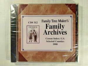 Family Tree Maker Archives Census Index: U.S. Selected Counties 1800 PC CD #312