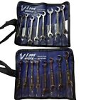 VIM Tools 2 Sets Of 8-pieces SAE open end ignition wrench set