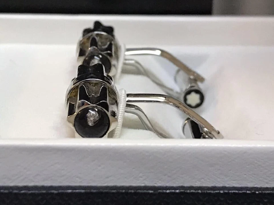 Запонки Montblanc Diamond 100th Anniversary Limited 4 точки - Изображение 1 из 4