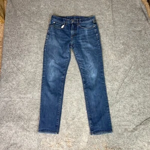 Brooks Brothers Mens Jeans 32x30 Blue Slim Straight Denim Pant Everyday Casual - Picture 1 of 9