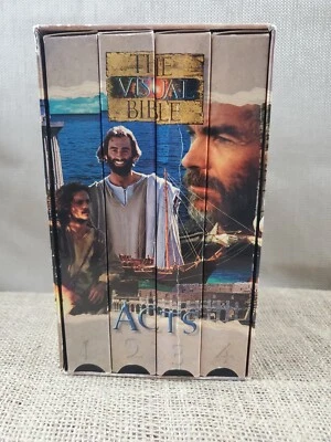 The Visual Bible The Book of Acts Vol 1-4 VHS Box Set Complete mini series - Image 1 of 4