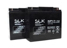 2 x 12V 17AH PRIDE GO GO ELITE TRAVELLER PLUS MOBILITY SCOOTER BATTERIES