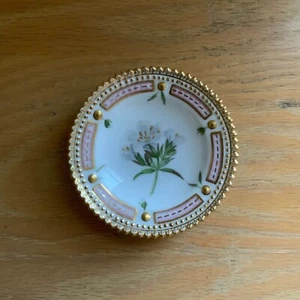 Royal Copenhagen Flora Danica Butter Pat/Caviar Dish 3501 ~3" 1stQ Excellent '62 - Picture 1 of 8