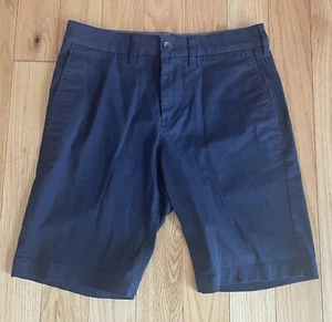 Express Shorts Men's Classic At the Knee Stretch Size 28 Blue Chinos Shorts - Picture 1 of 4
