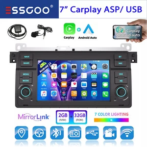 2+32GB Android 13 Autoradio Navi GPS für 3er BMW E46 318 320d 325i WiFi NAVI SWC - Bild 1 von 15
