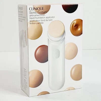 Clinique Sonic System Airbrushed Finish Liquid Foundation Applicator NWT - Image 1 of 4