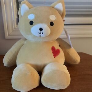 Squishmallows Valentines Angie The Ginger Shiba Inu 8" Squeeze A Mallows NWT