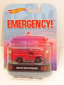 Hot Wheels 2013 ¡emergencia! ESCUADRÓN DE RESCATE DE RESPUESTA RÁPIDA DEPARTAMENTO DE BOMBEROS ENVÍO GRATUITO - Imagen 1 de 2