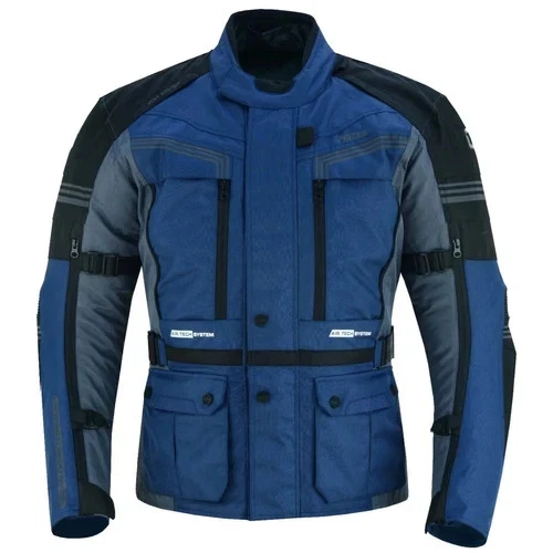 BERING Maniwata Motorradjacke – Wasserdicht, Reflektierend, Größe 4XL, Schwarz