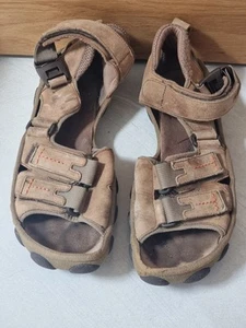 Mens CLARKS ACTIVE AIR Leather Sandals Size UK 8G - Picture 1 of 9