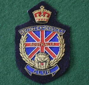 The British Ex-Services Club, Australia Blazer badge - Picture 1 of 2