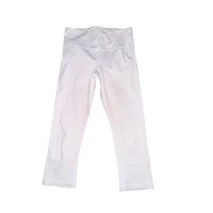 Leggings donna Athleta Ultimate Stash Pocket Capri taglia M grigio osso vita media - Foto 1 di 6