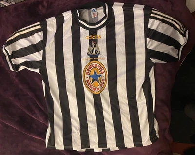 NEWCASTLE UNITED  F.  A. CUP  FINAL   SHIRT   WEMBLEY    1998 SHEARER No  9 XXL - Image 1 of 4