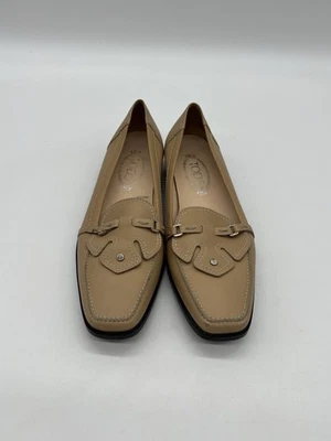 Tod's Mocasín Para Mujer Talla 41 EE. UU. 10.5 Cuero Marrón Informal Cómodo Zapatos Planos. Foto 1 de 4
