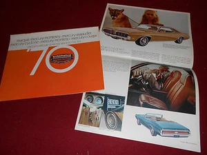 1970 MERCURY BROCHURE '70 COUGAR MARAUDER MONTEGO MARQUIS CYCLONE 24 p. CATALOG - Picture 1 of 3