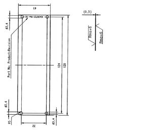 10 x Titanium sheet / Titan Gr. 1 Sheets 0,3 x 41 x 129 acc. Drw - Imagen 1 de 2