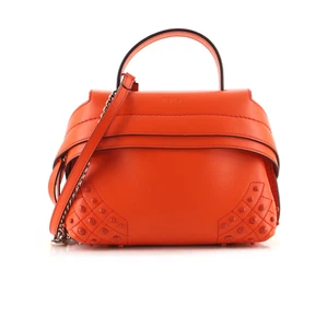Tod's Studded Wave Bag Leather Micro - PRE-OWNED LUXURY HANDBAG - Picture 1 of 9