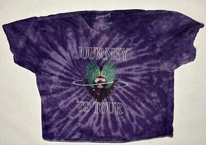 Camiseta gráfica Journey Tour 1979 talla 3XL púrpura usada buen estado - Imagen 1 de 6