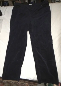 Charter Club Black Needlecord Woman’s Pants Size 20W - Picture 1 of 2