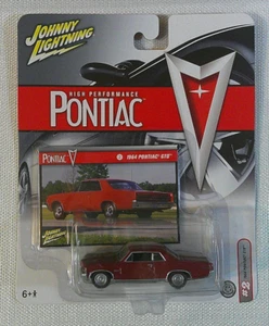Johnny Lightning 1964 Pontiac GTO Diecast 1:64 RED - High Performance Pontiac - Picture 1 of 6