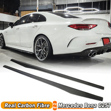 Für Mercedes CLS C257 Sport CLS53 AMG Carbon Seitenschweller Side Skirts Ansatz 
