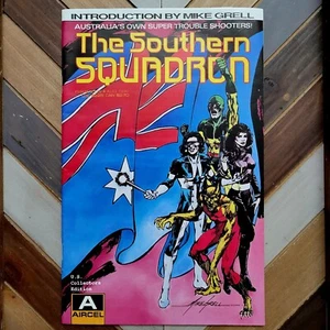 SOUTHERN SQUADRON #1 (Aircel 1990) MIKE GRELL Cover & Intro / Australian Heroes! - Picture 1 of 5