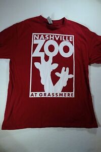 Gildan Nashville Zoo At Grassmere Logo Women's Size Large T-Shirt New W/O Tags