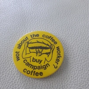 Insignia vintage de campaña de café - Imagen 1 de 3