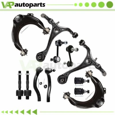 Kit de suspensão Acura TSX 2004-2008 12 peças braço de controle dianteiro barra oscilante amarrar hastes - Imagem 1 de 4