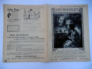 Les Annales n°2015- 1922 - Actualités - Romans - Théâtre - Illustrées - Picture 1 of 1
