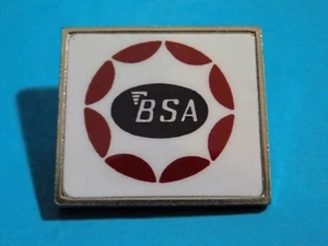 BSA - METAL PIN BADGE late 1970's 1980's Classic Motorcycle BRITISH BIKER - Picture 1 of 2