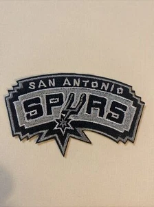 San Antonio Spurs Embroidered PATCH~@ 3 1/2" x 2 1/8"~Iron or Sew On~NBA - Picture 1 of 2