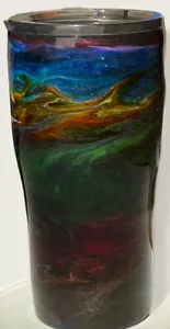 20 Oz Stainless Steel Tumbler Jewel Colors Custom Made One Of A Kind - Picture 1 of 11