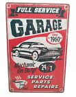 Full Service Garage 24/7 Mechanic on Duty - Tin Sign Reproduction A42