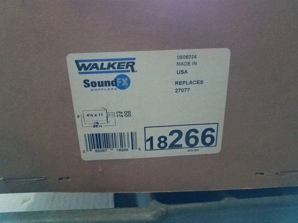 Silenciador de escape-SOHC Walker 18266 para Nissan Máxima 1989 Foto 1 de 1