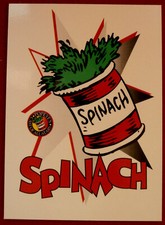 POPEYE - Card #25 - Spinach - Card Creations - 1994