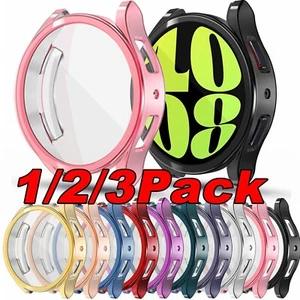 1 ~ 3 Pack For Samsung Galaxy Watch 6 Classic 43mm 47mm Cover TPU Bumper Frame - Picture 1 of 27