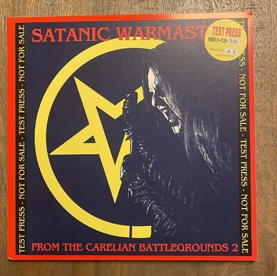 Satanic Warmaster – TEST PRESSING Immortal Enslaved Finnish Black Metal HMSS - Image 1 of 2