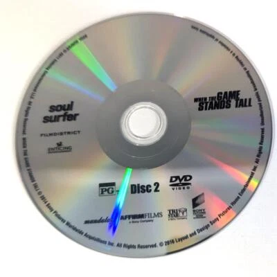 Soul Surfer / When the Game Stands Tall (DVD)*DISC ONLY* NO CASE NO TRACKING - Image 1 of 3