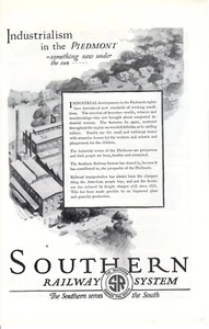 1926 Vintage print ad train Southern Railway Industrialism Piedmont Colorado Tou - Picture 1 of 2