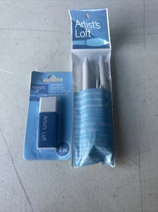 GOMA DE BORRAR BLANCA SUAVE ARTIST'S LOFT y 10 piezas TOCONES DE MEZCLA - NUEVOS (ff11) - Imagen 1 de 3