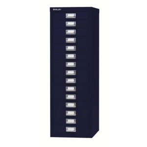 15 Drawer Maxi Tall Filing Cabinet Oxford Blue - QUALITY DURABLE STEEL METAL - Picture 1 of 3