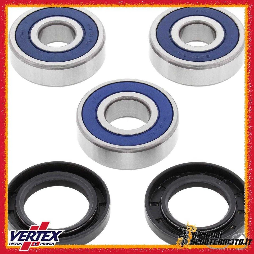 Kit cojinete rueda trasero honda vf 500 f interceptor 1984-1986 25-1258#6 Foto 1 de 1