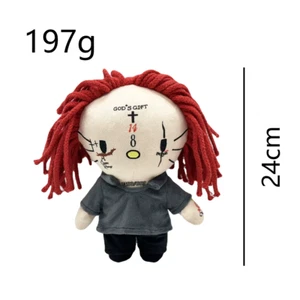 Neu 24 cm Rapper Trippie rote Plüschpuppe Figur Stofftiere süße Jungen - Bild 1 von 12