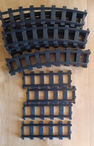 Lionel G-Gauge Black Plastic Train Track 16pcs – Complete Set for Penn Flyer - Picture 1 of 14